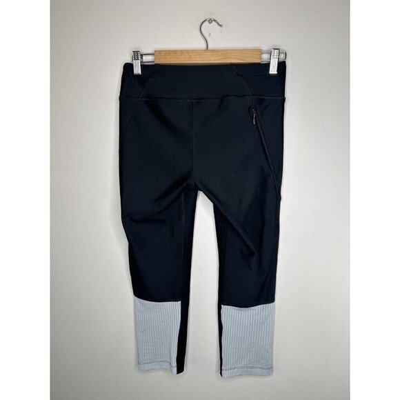 Under Armour Womens Compression Ankle Active Cropped Black Leggings Size Medium - Picture 4 of 10